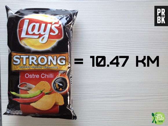 Sabe aquele salgadinho de batata que você come em 10 minutos? Para perder ele, será preciso correr uns 10 mil metros!