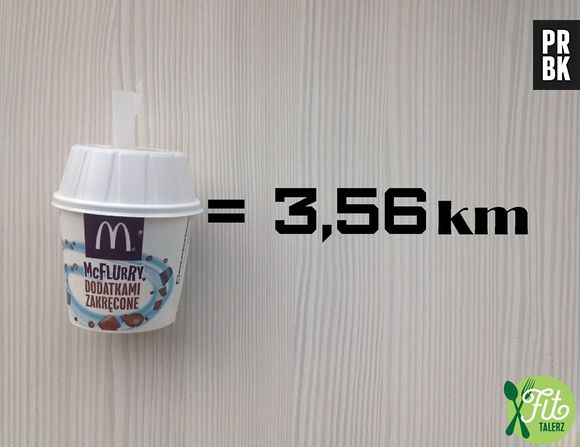 Um sorvete tão pequeno desse não faz mal. Porém, para perdê-lo, só correndo uns quatro mil metros