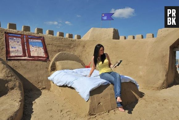 O Sandcastle ficava no Reino Unido e é todo feito de areia. O hotel durou até a primeira tempestade que atingiu a região...