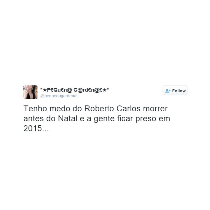 Internautas falam de Roberto Carlos e fazem piadas nas redes sociais
