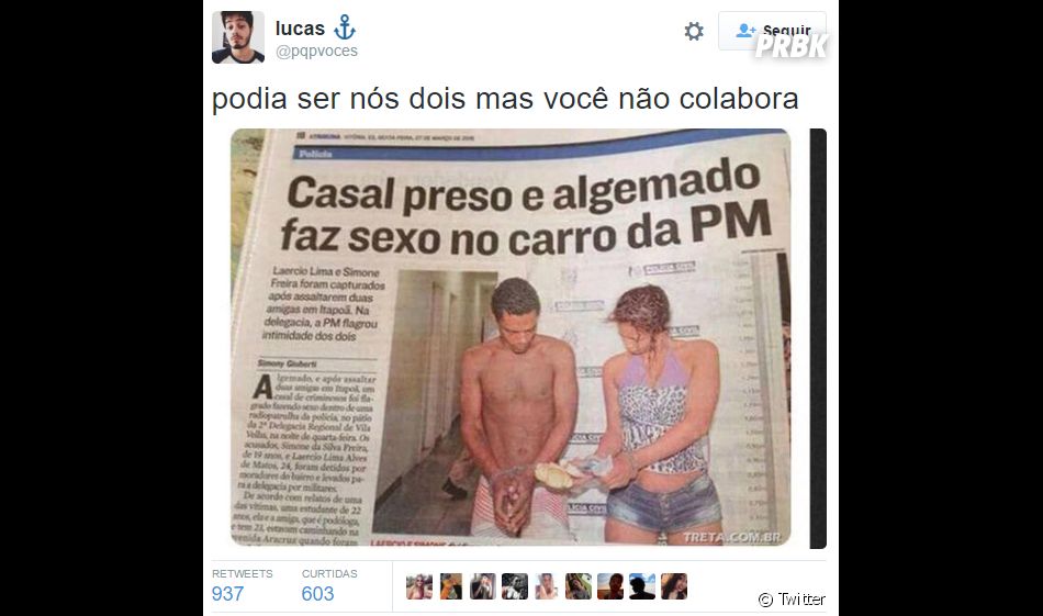 Podia Ser A Gente Vivendo Um Amor Bandido Mas Voce Nao Colabora Purebreak