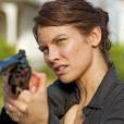  Maggie (Lauren Cohan), de "The Walking Dead", está ficando cada vez mais forte e é daquele tipo que se esforça para ver o lado bom das coisas 