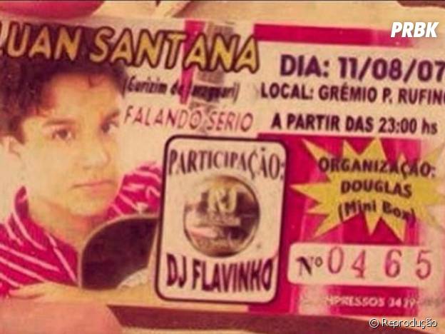 Ingresso do primeiro show do Luan Santana
