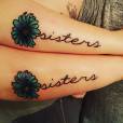 Que tal homenagear sua irmã com uma tatuagem dessas, hein?