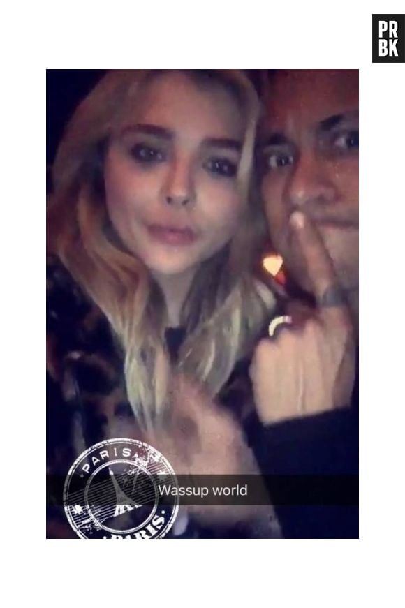Neymar Jr. e Chloe Moretz aparecem coladinhos em publicação no Snapchat!