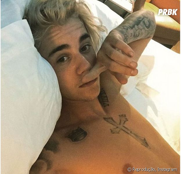 Justin Bieber brinca com filtros do Snapchat e publica resultado no Instagram