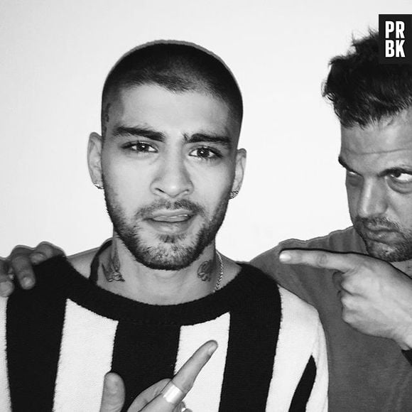 O diretor Nabil Elderkin postou fotos do novo visual de Zayn Malik nas redes sociais