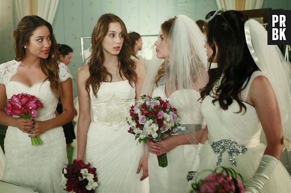 Em "Pretty Little Liars", as meninas se vestirão de noivas!