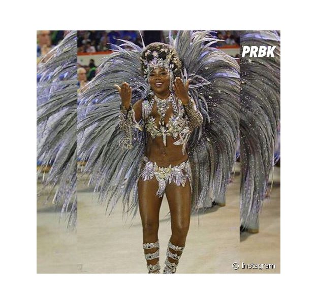 Ludmilla foi musa do Salgueiro no Carnaval do Rio de Janeiro em 2016