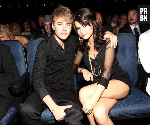 O ex-casal, Justin Bieber e Selena Gomez, em 2011