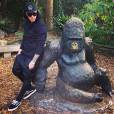Justin Bieber e um gorila (fake) no Instagram!
