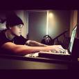 Justin Bieber em estúdio no Instagram