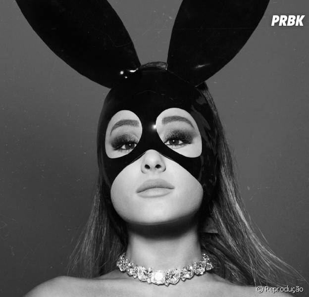 No Grindr, Ariana Grande promove o álbum "Dangerous Woman"