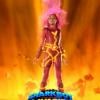 Com os fios cor-de-rosa, Lavagirl arrasou no filme "Sharkboy e Lavagirl". A mena com poderes de fogo foi interpretada por Taylor Dooley