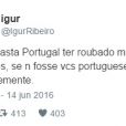 Portugal abusou da sorte com o Brasil, né?