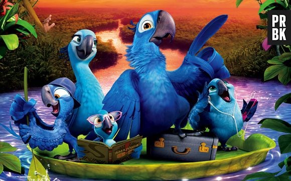 Em "Rio 2", a ararinha-azul Blu vive uma aventura na Amazônia com sua família