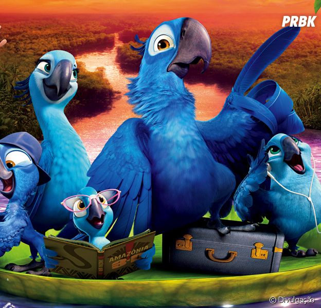 Em "Rio 2", a ararinha-azul Blu vive uma aventura na Amazônia com sua família
