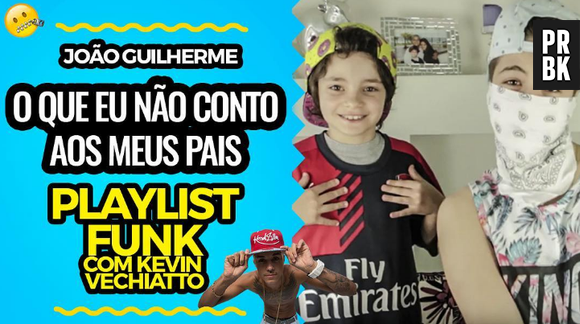 João Guilherme Ávila e Kevin Vechiatto lançam playlist de funk no Youtube