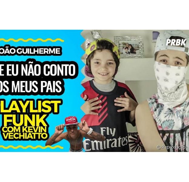 João Guilherme Ávila e Kevin Vechiatto lançam playlist de funk no Youtube