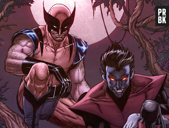 Wolverine e Noturno, também de "X-Men", são carne e unha nos quadrinhos