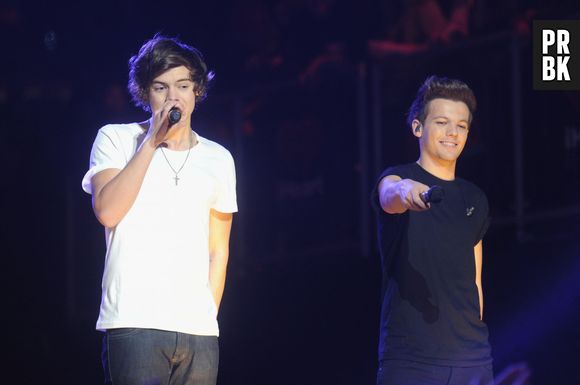 Louis Tomlinson e Harry Styles são integrantes da boyband One Direction