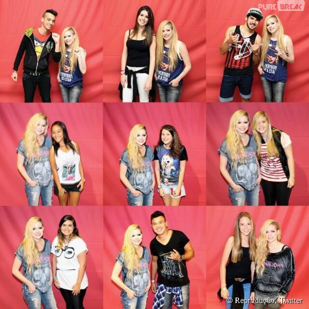 Avril Lavigne &eacute; acusada de usar Photoshop em fotos do Meet &amp; Greet no Brasil por coluna