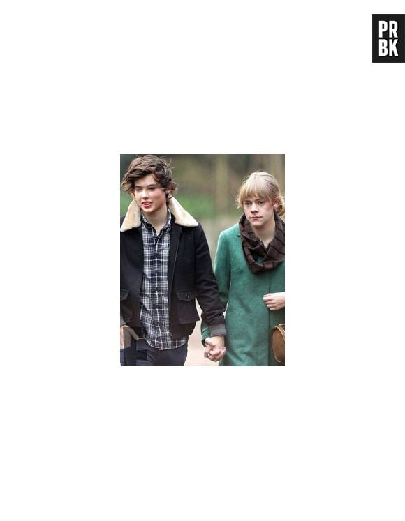 Harry Styles e Taylor Swift fazendo Faceswap