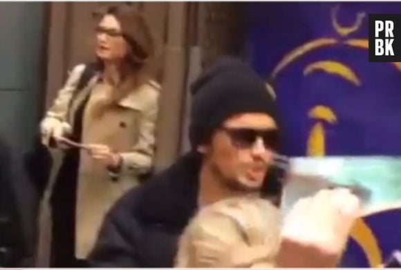 James Franco e Thaila Ayala foram flagrados juntos em Nova York