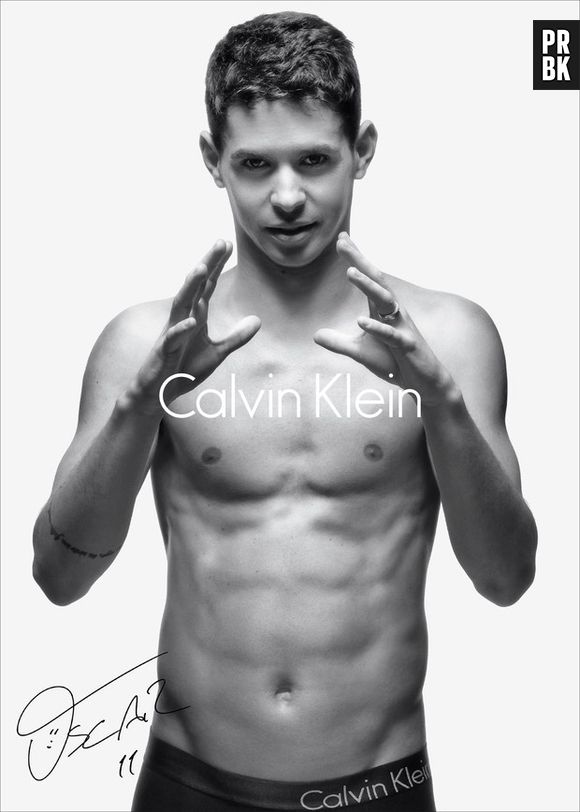 Agora, Oscar é o garoto-propaganda da marca Calvin Klein Underwear