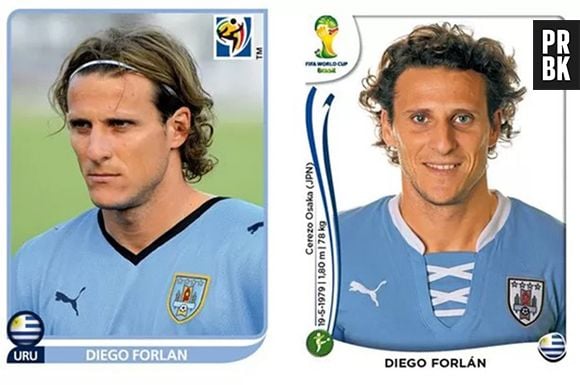 Forlán antes e depois