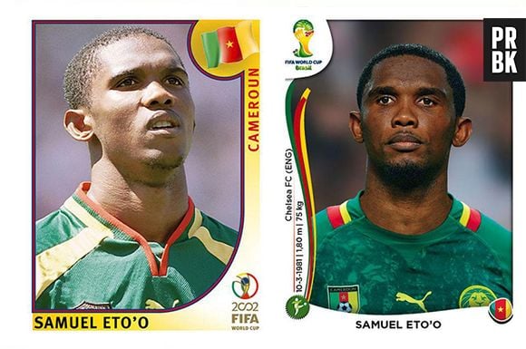 Eto'o antes e depois