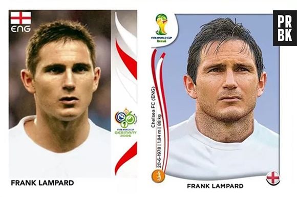 Lampard antes e depois