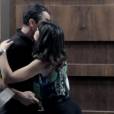 Aline (Vanessa Giácomo) passará dos limites e beijará Bruno (Malvino Salvador) em "Amor à Vida""