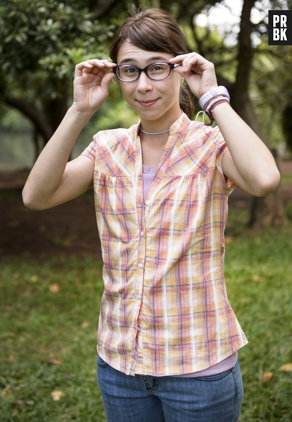 Daphne Bozaski dá vida à Benê, do grupo "as five", em "Malhação - Viva a Diferença", novela da Globo