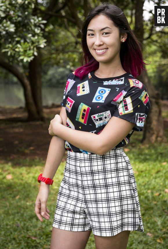 Ana Hikari interpreta Tina em "Malhação - Viva a Diferença", novela da Globo