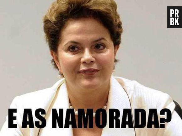 E as namorada, tão bem?