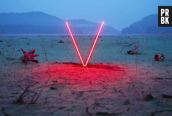 Capa do novo CD do Maroon 5, "V"