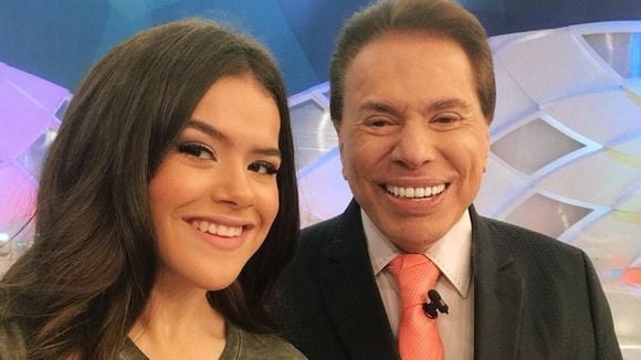 Maisa Silva se estressa com Silvio Santos após provocações do apresentador