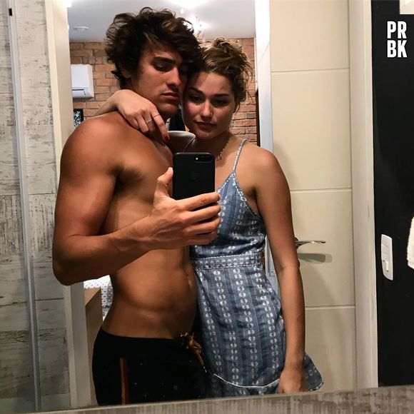 Bruno Montaleone e Sasha Meneghel sempre que podem não se desgrudam!