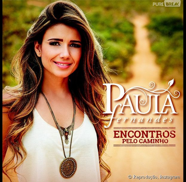 Paula Fernandes apresenta a capa do seu novo CD, "Encontros pelo Caminho"