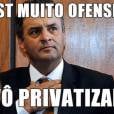 Aécio Neves e sua mania de privatização...