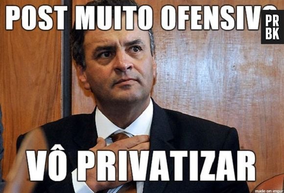 Aécio Neves e sua mania de privatização...