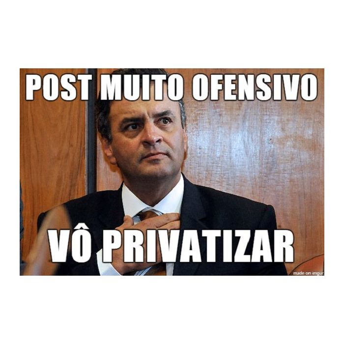 Aécio Neves e sua mania de privatização...