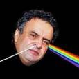 Aécio with lasers