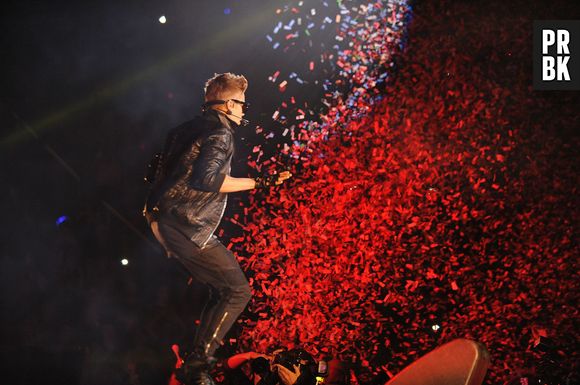 Show de Justin Bieber é cheio de efeitos especiais