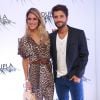 Na coletiva de "Dupla Identidade", Giovanna Ewbank marcou presença e prestigiou o marido Bruno Gagliasso