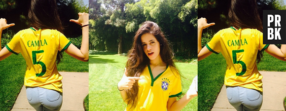 Olha a Camila Cabello fazendo uma super homenagem ao Brasil. Nós adoramos!