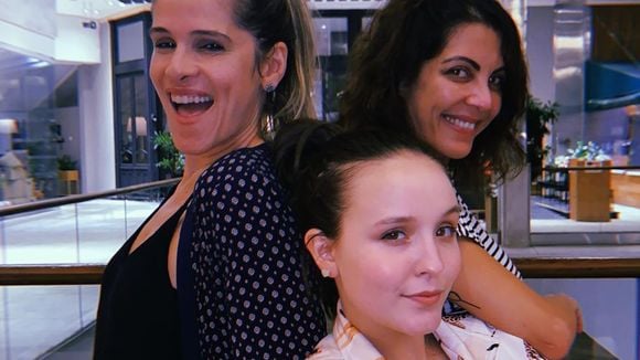 Larissa Manoela e Ingrid Guimarães já estão reunidas pra discutir "Fala Sério, Mãe 2"