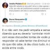 Bruna Marquezine briga com fã de Marina Ruy Barbosa no Twitter