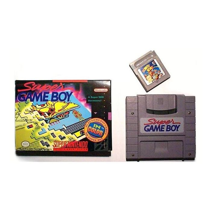  Dava para jogar Game Boy no Super Nintendo gra&amp;ccedil;as a fita &quot;Super Game Boy&quot; 